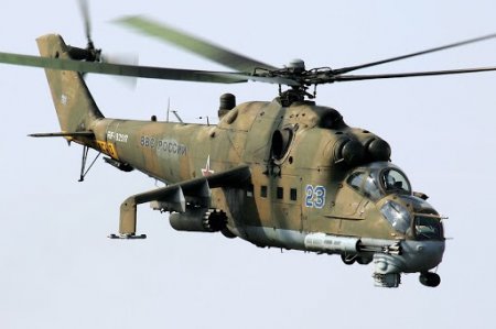 Rusların Mi-24 helekopterinı ermənilər vurdu