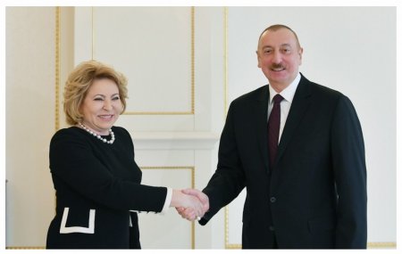 Rusiya parlamentinin spikeri Azərbaycan Prezidentini təbrik edib.