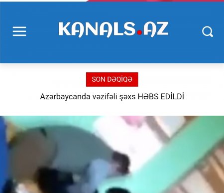 "Kanals.az" xəbər portalının təsisçisi və rəhbəri Ələkbərov Sənan Məmməd oğlu 6 il müddətinə həbs edildi