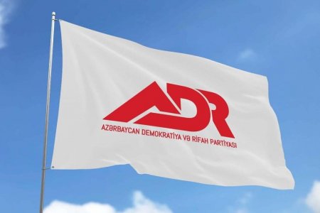 Azərbaycan Demokratiya və Rifah (ADR) Partiyasının "Siyasi partiyalar haqqında" yeni qanunun qəbulu ilə əlaqədar müraciəti