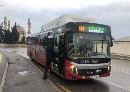 BNA 189 nömrəli müntəzəm marşrut xəttini yeniləyib 