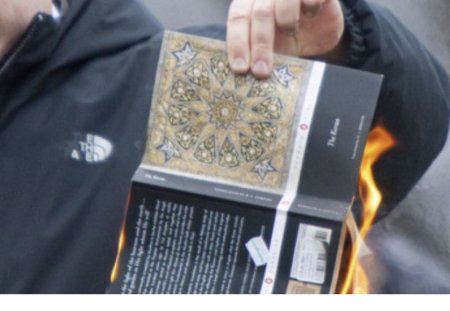 İsveçin paytaxtı Stokholmda yenə Quran yandırılıb