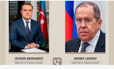 Ceyhun Bayramovla Sergey Lavrov arasında telefon danışığı olub  