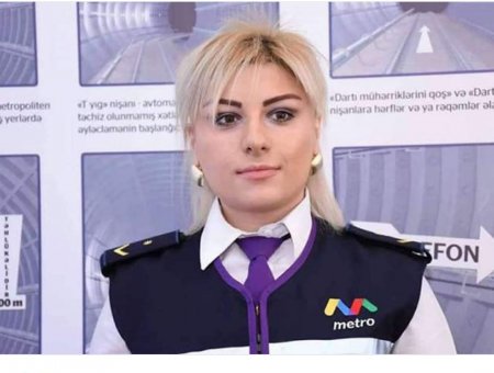 Metroda işləyən yeganə xanım maşinist işdən qovulub