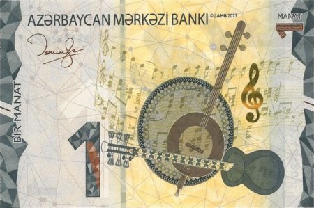 Azərbaycan pul nişanları üzərində yeni imza