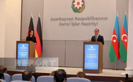 Azərbaycan və Almaniya XİN başçıları regiondakı siyasi vəziyyəti müzakirə ediblər