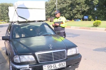 Masallıda kobud qayda pozuntularına yol verən sürücülər aşkarlanaraq cəzalanıb