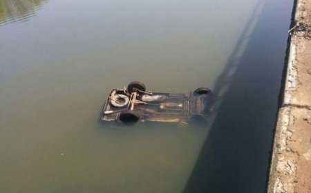 Yevlaxda avtomobil su kanalına düşüb. Bir nəfər ölüb