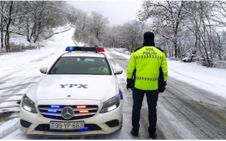 DYP hava şəraiti ilə bağlı piyadalara müraciət edib