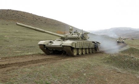 Naxçıvanda tank, artilleriya, HHM və xüsusi təyinatlı bölmələr hazırlığa gətirildi
