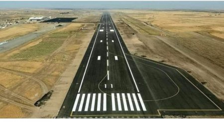 Füzuli Beynəlxalq Hava Limanının uçuş zolağı tam hazırdır