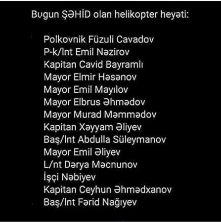 Nur içində yat ŞƏHİDLƏRİM