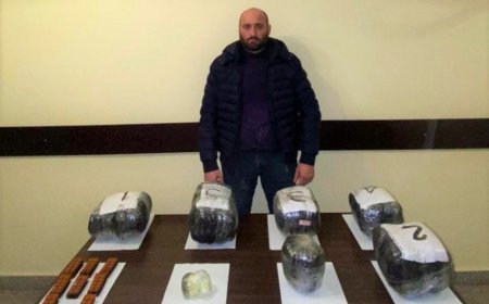 DSX əməkdaşları İrandan Azərbaycana 10 kq narkotik vasitənin keçirilməsinin qarşısını alıb