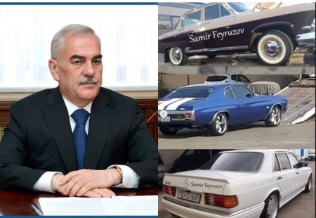 Vasif Talıbovun 150-ə yaxın avtomobil kolleksiyası üzə çıxıb