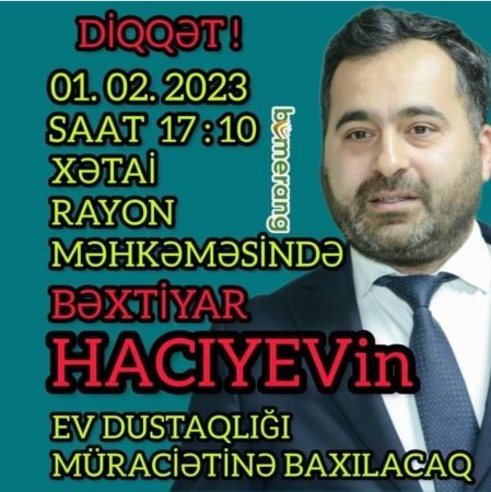 Bəxtiyarı qeyri şərtsiz azad et! 