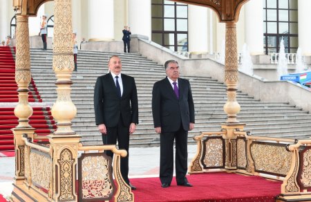 Prezident Ilham Əliyev Tacikistanda rəsmi səfərdədir