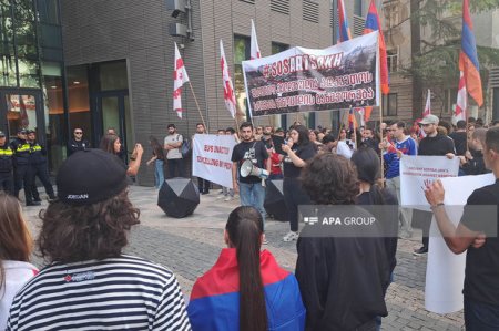Gürcüstan polisi erməni diasporasının Azərbaycana qarşı təxribatının qarşısını alıb