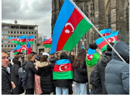 Almaniyada Xocalı soyqırımının 32-ci ildönümü ilə bağlı aksiya keçirilib