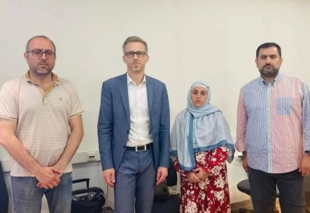 İsveç səfiri Famil Xəlilovun xanımı ilə görüşüb