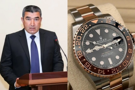 "Porsche"dən oğurlanmış 94 minlik "Rolex" Etibar Pirverdiyevindir