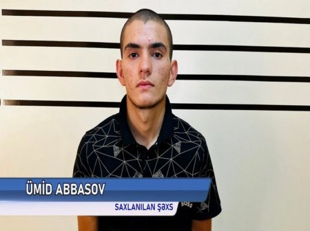 Mingəçevirdə polis silahlı şəxsi saxlayıb