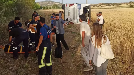 Tükiyədə sərnişin avtobusu aşıb. Çox sayda yaralı var 