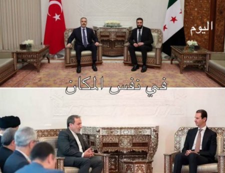 Bir ay əvvəl Suriya diktatoru Bəşər Əsəd bu otaqda İranlı dostlarını qəbul etmişdi