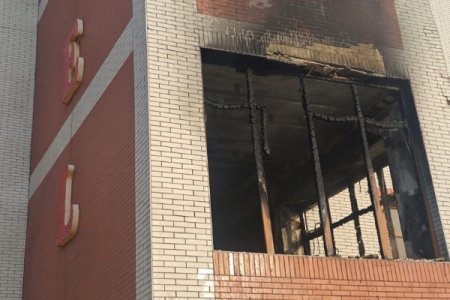 Cəlilabadda otel yanıb