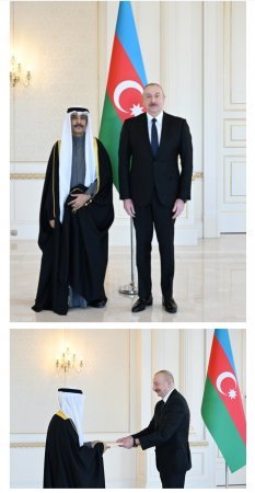 Prezident Küveyt və Litva səfirlərinin etimadnaməsini qəbul edib