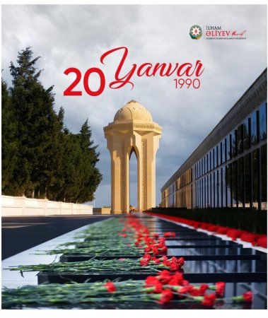 Prezidentdən 20 Yanvar günü ilə bağlı paylaşım edib