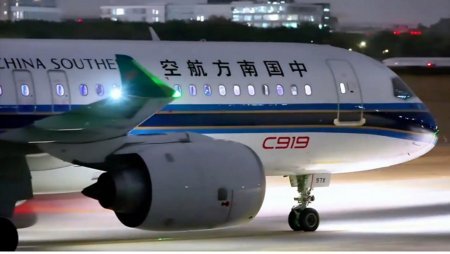 Çin təyyrasi COMAC C919 Airbus A320 və Boeing 737-yə əsl rəqibdir