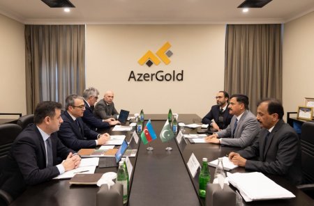  “AzerGold” QSC-də Pakistanın “Frontier Works Organization” şirkətinin nümayəndə heyəti ilə görüş keçirilib