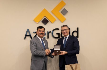  “AzerGold” QSC-də Pakistanın “Frontier Works Organization” şirkətinin nümayəndə heyəti ilə görüş keçirilib