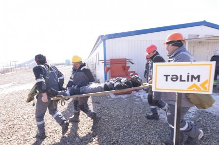   “AzerGold” QSC Daşkəsəndə Ümumdünya Mülki Müdafiə Gününə həsr olunmuş tədbir keçirib