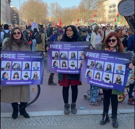 Azərbaycanlı Feministlər bu il Berlində 8 Mart aksiyasına qoşulublar