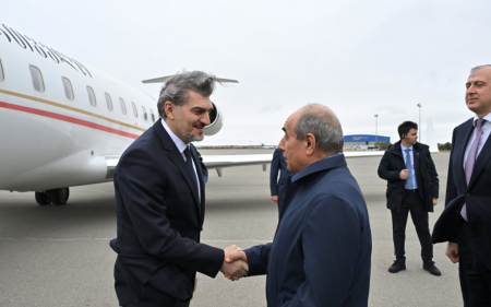 Gürcüstan prezidenti Azərbaycanda rəsmi səfərdədir