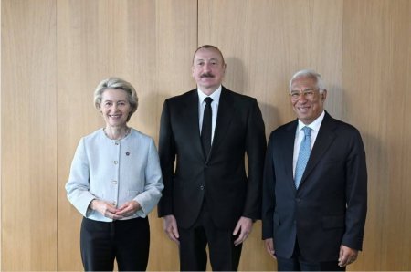Prezident İlham Əliyev Tiranada Aİ rəhbərləri ilə görüş keçirib