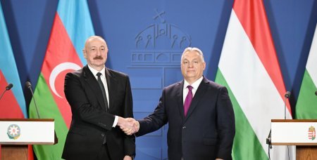 İlham Əliyev və Macarıstanın Baş naziri Viktor Orban mətbuata bəyanatlarla çıxış ediblər