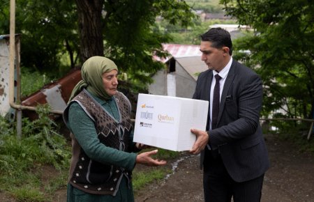 Daşkəsəndə Qurban bayramı münasibətilə sosial yardım aksiyası keçirilib