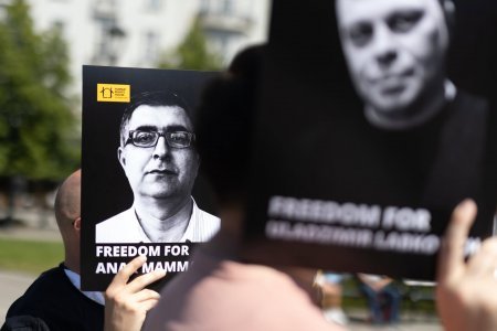 Norveçdə Qafqaz və Şərqi Avropadan olan siyasi məhbuslara dəstək aksiyası keçirilib