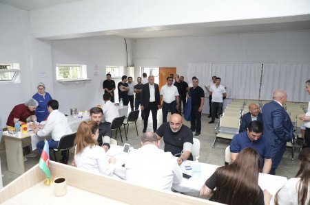 Xaçmazda Aşura günü könüllü qanvermə aksiyası keçirilib