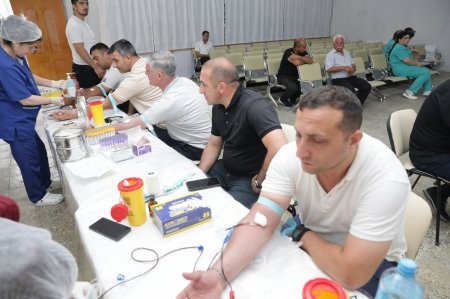 Xaçmazda Aşura günü könüllü qanvermə aksiyası keçirilib