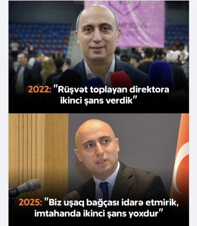  İki standartlı yanaşma: Rüşvət verən direktora “ikinci şans”, imtahanda həyəcanlanan müəllimə “bağça deyil” cavabı