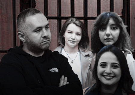 “Abzas Media”nın qadın jurnalistləri Ülvi Həsənlinin Bakı İstintaq Təcridxanasına qaytarılmasını tələb edir