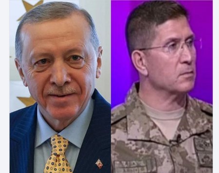  Ərdoğan Azərbaycan Müdafiə nazirinin müşavirinə ordu generali rütbəsi verdi