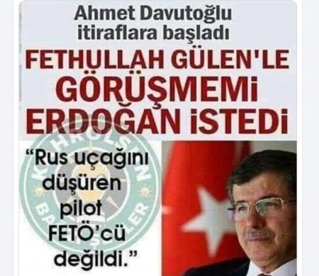 Davutoğlu etiraf etdi