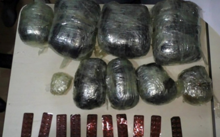 Polis 20 kiloqrama yaxın narkotik vasitə götürdü