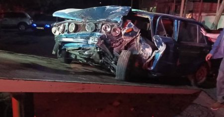 Xaçmazda yol qəzası: BMW “VAZ-2106”ya çırpılıb, piyada xəsarət alıb