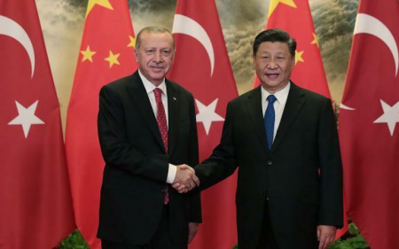 Ərdoğan Çin lideri ilə görüşüb