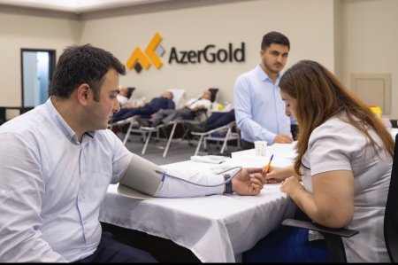  “AzerGold” QSC-də növbəti qanvermə aksiyası keçirilib